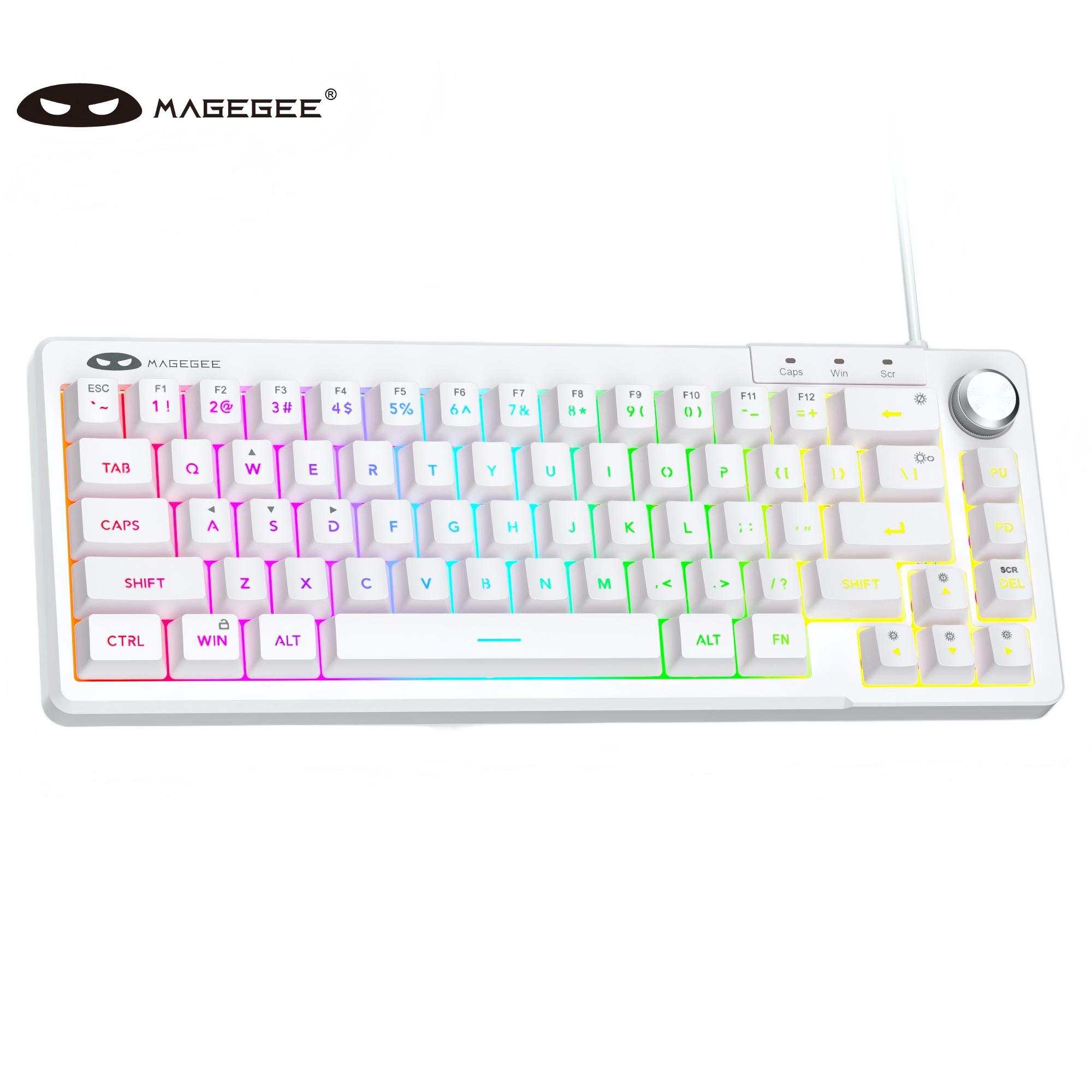 Keyboard Gaming Mac - MageGee TS68 Mini 60% Membrane Keyboard,