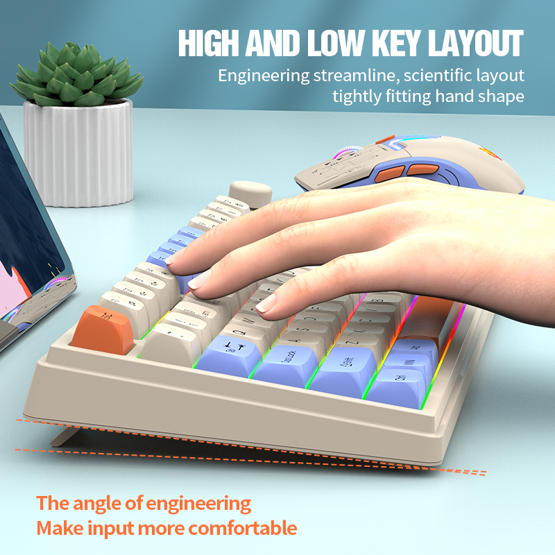 2.4G Dual-Mode Bluetooth Wirel - Gaming Keyboard Mechanical Wireless 评论和价格