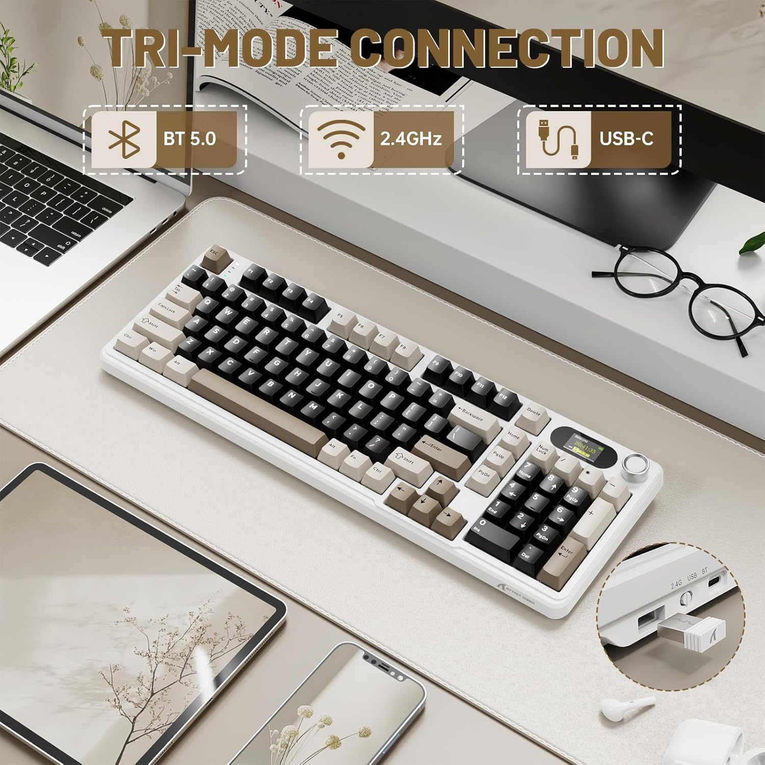 ATTACK SHARK X98Pro Wireless M - Keyboard Gaming Mac 评论和价格