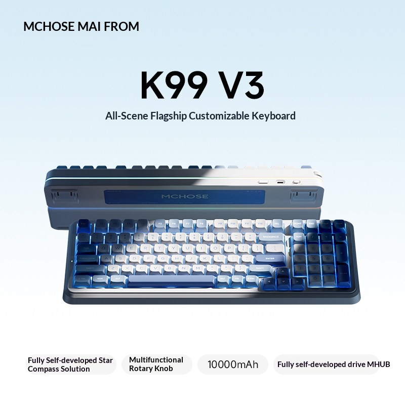 MCHOSE K99 V3 Customizable Mec - Gaming Keyboard Mechanical Wireless 评论和价格