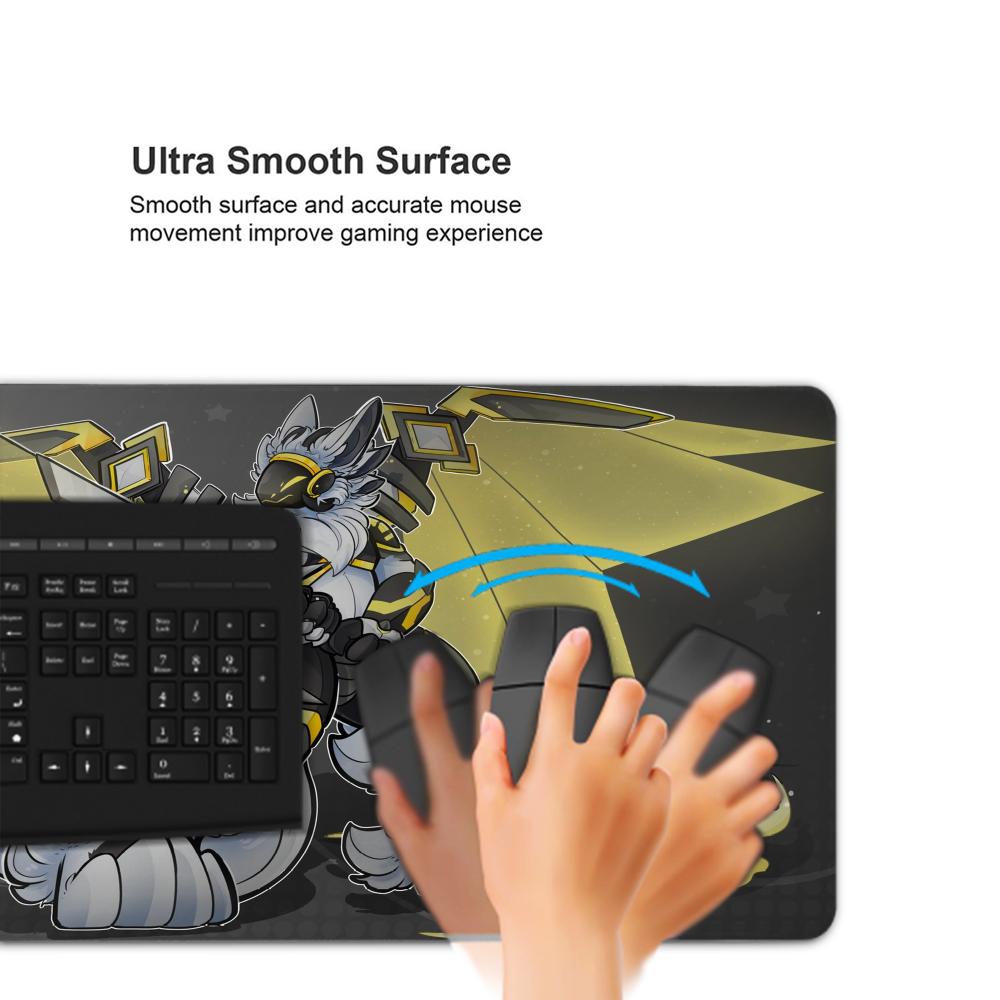 Protogen Mouse Pad Keyboard Mo - Gaming Keyboard Typewriter 评论和价格