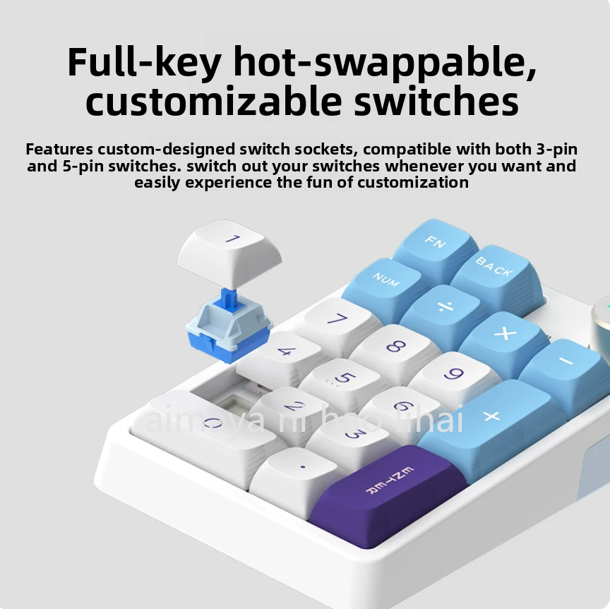 Kzzi K20 Mini Keypad Three Mod - Gaming Keyboard Mechanical Wireless 评论和价格