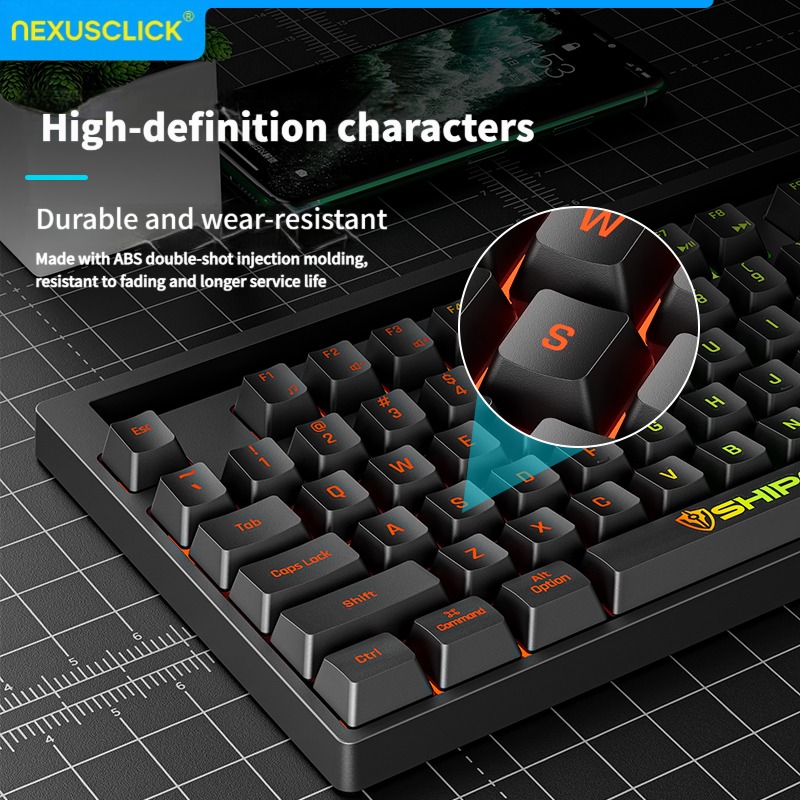NexusClick Hot Sale 87 keys Ba - Gaming Keyboard Bundle 评论和价格