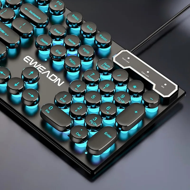 Retro Punk Mechanical Feel Key - Gaming Keyboard Mechanical Wireless 评论和价格