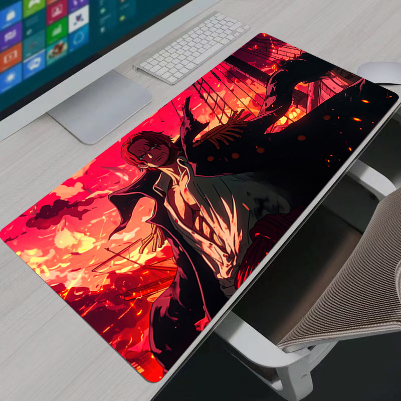 One Piece Shanks Mouse Pad Lar - Gaming Keyboard Easy To Clean 评论和价格