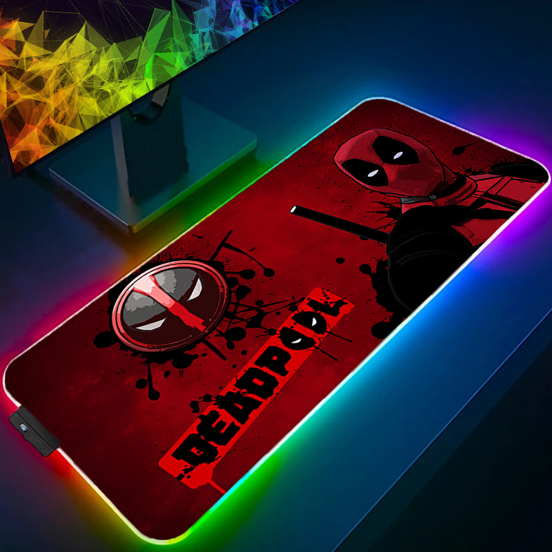 LED Mouse Pad Gaming Backlight - Gaming Keyboard Easy To Clean 评论和价格
