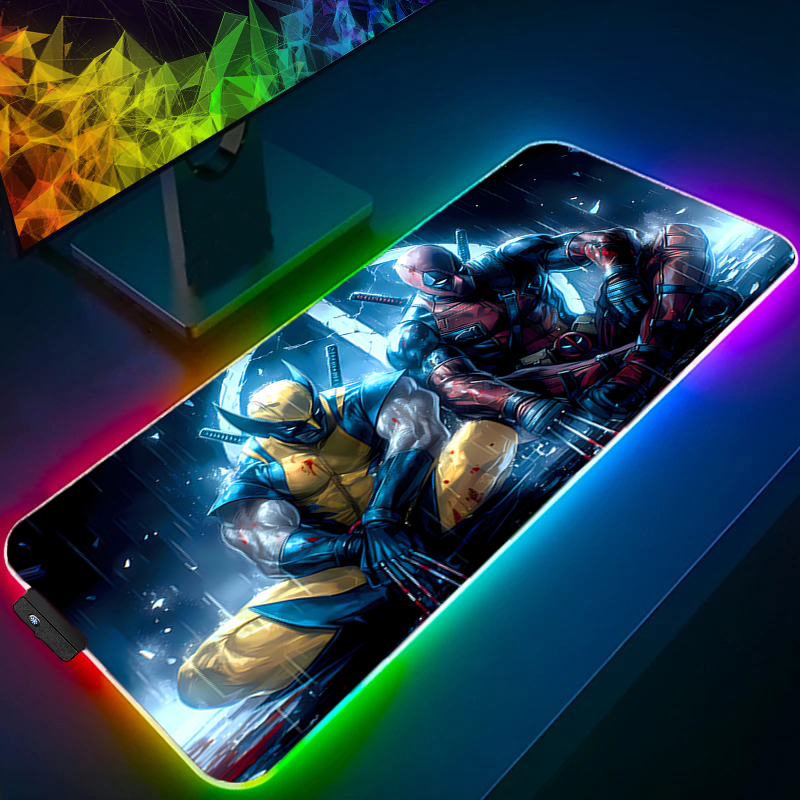 LED Mouse Pad Gaming Backlight - Gaming Keyboard Easy To Clean 评论和价格