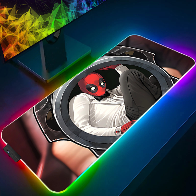 LED Mouse Pad Gaming Backlight - Gaming Keyboard Easy To Clean 评论和价格