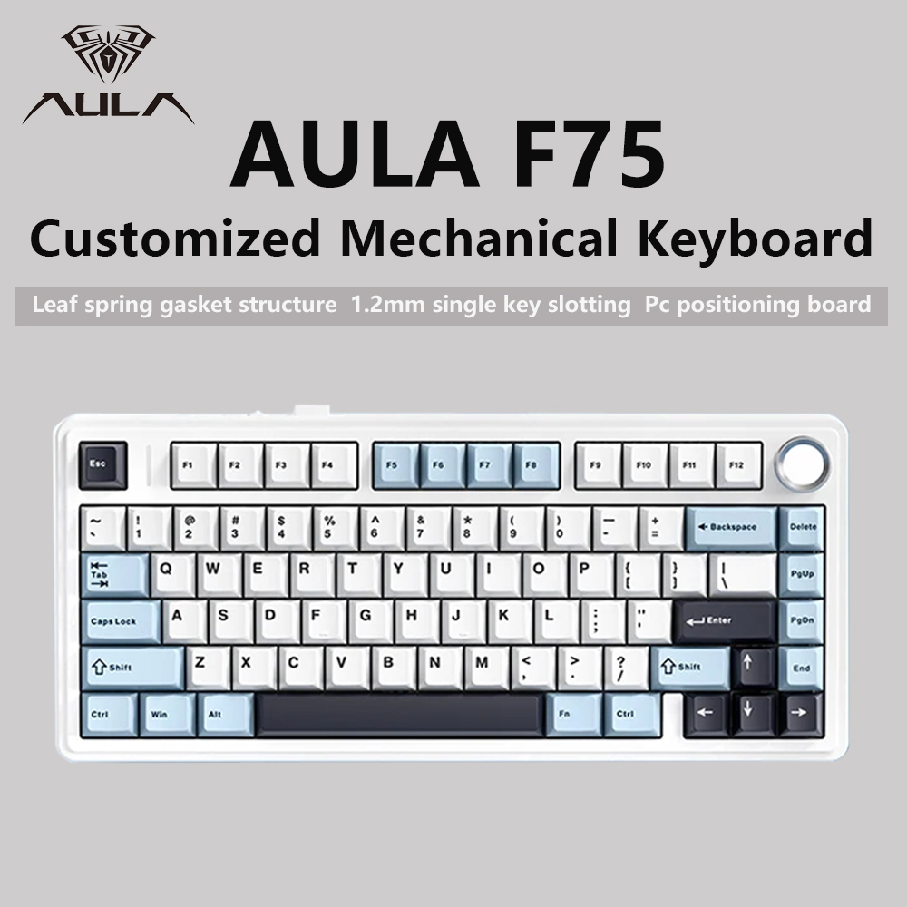 AULA F75 2.4G Wireless/Bluetoo - Keyboard Gaming Mac 评论和价格