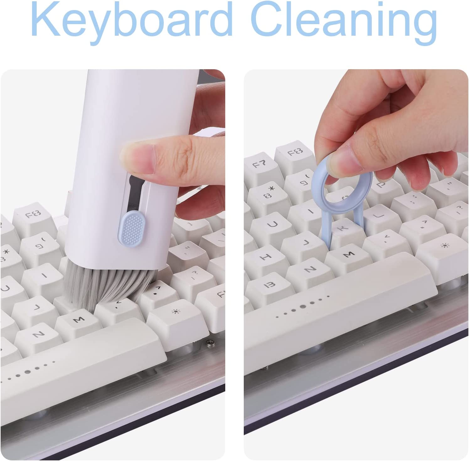 7 In 1 Earphone Cleaner Brush  - Keycap Puller Ring 评论和价格