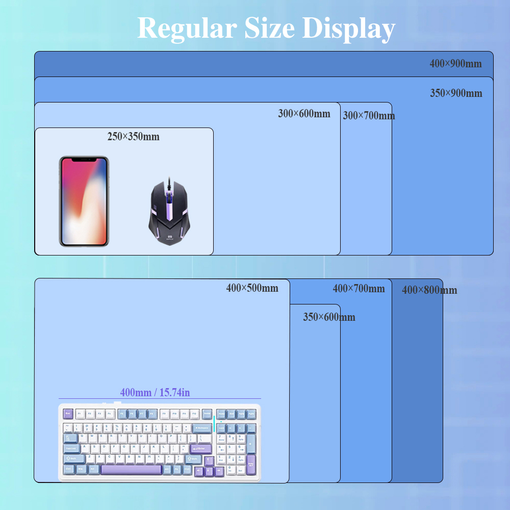 Diy Large Playmat Custom Print - Keyboard Mouse Bundle Gaming 评论和价格