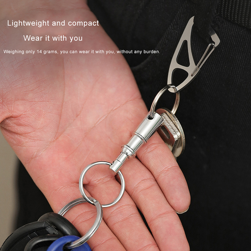 1Pc Double Removable Key Ring  - Keycap Puller Ring 评论和价格