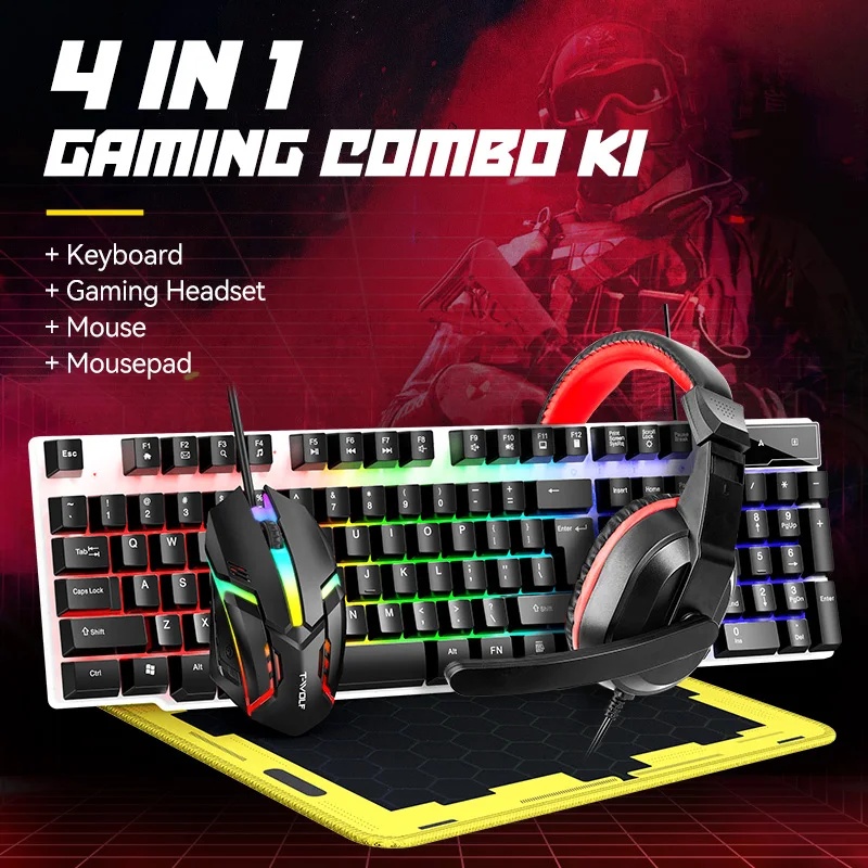 NEW USB Keyboard And Mouse Gam - Gaming Keyboard Bundle 评论和价格