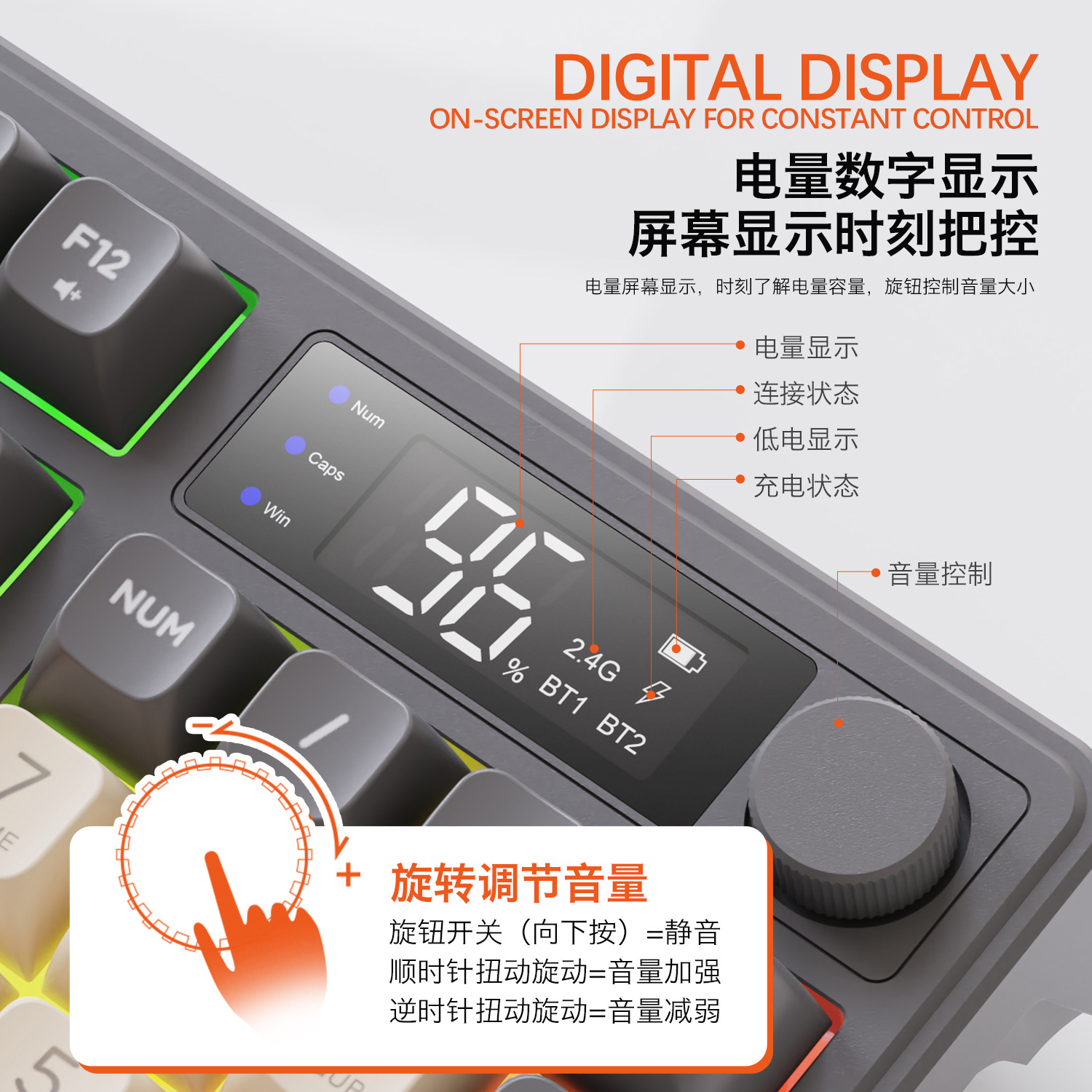 Hot Free Wolf T96 Wireless Dua - Gaming Keyboard Mechanical Wireless 评论和价格