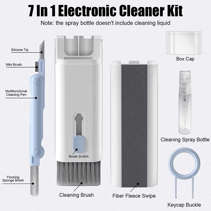 7 in 1 Computer Keyboard Clean - Keycap Puller Ring 评论和价格