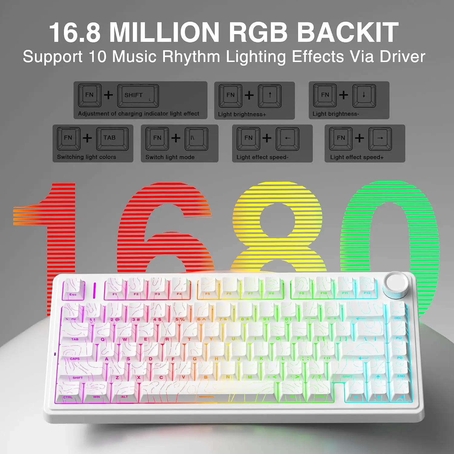 AULA F75 HE Magnetic Keyboard  - Gaming Keyboard Mechanical Wireless 评论和价格