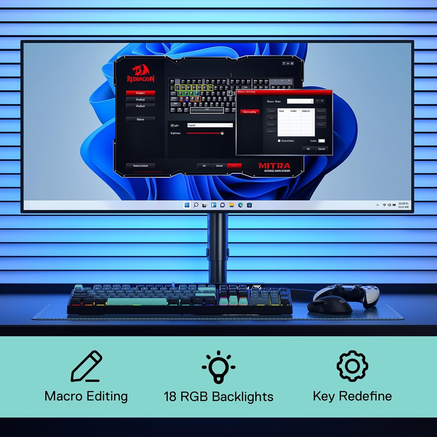 Redragon K582 SE Wired RGB 104 - Keyboard Gaming Mac 评论和价格