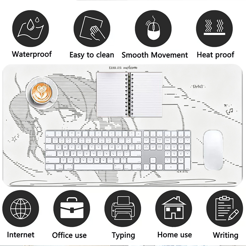 1Pcs Leather Mouse Pad Anime A - Gaming Keyboard And Mouse 评论和价格
